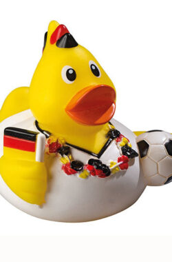 Quietscheente Fussballfan/Deutschlandfarben
