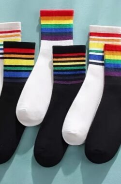 Rainbowsocken one Size