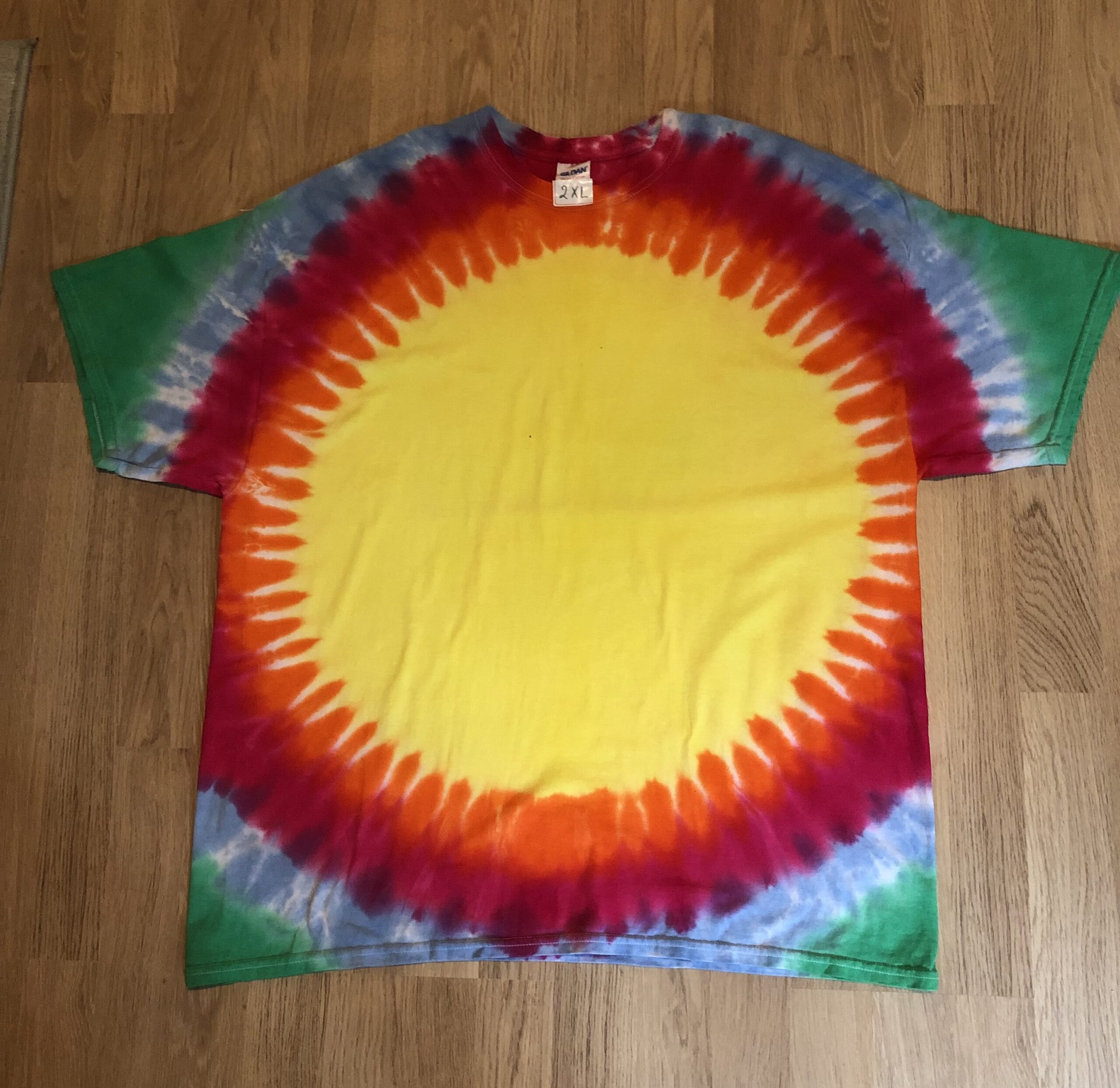 Rainbow Batik T-Shirt 2XL