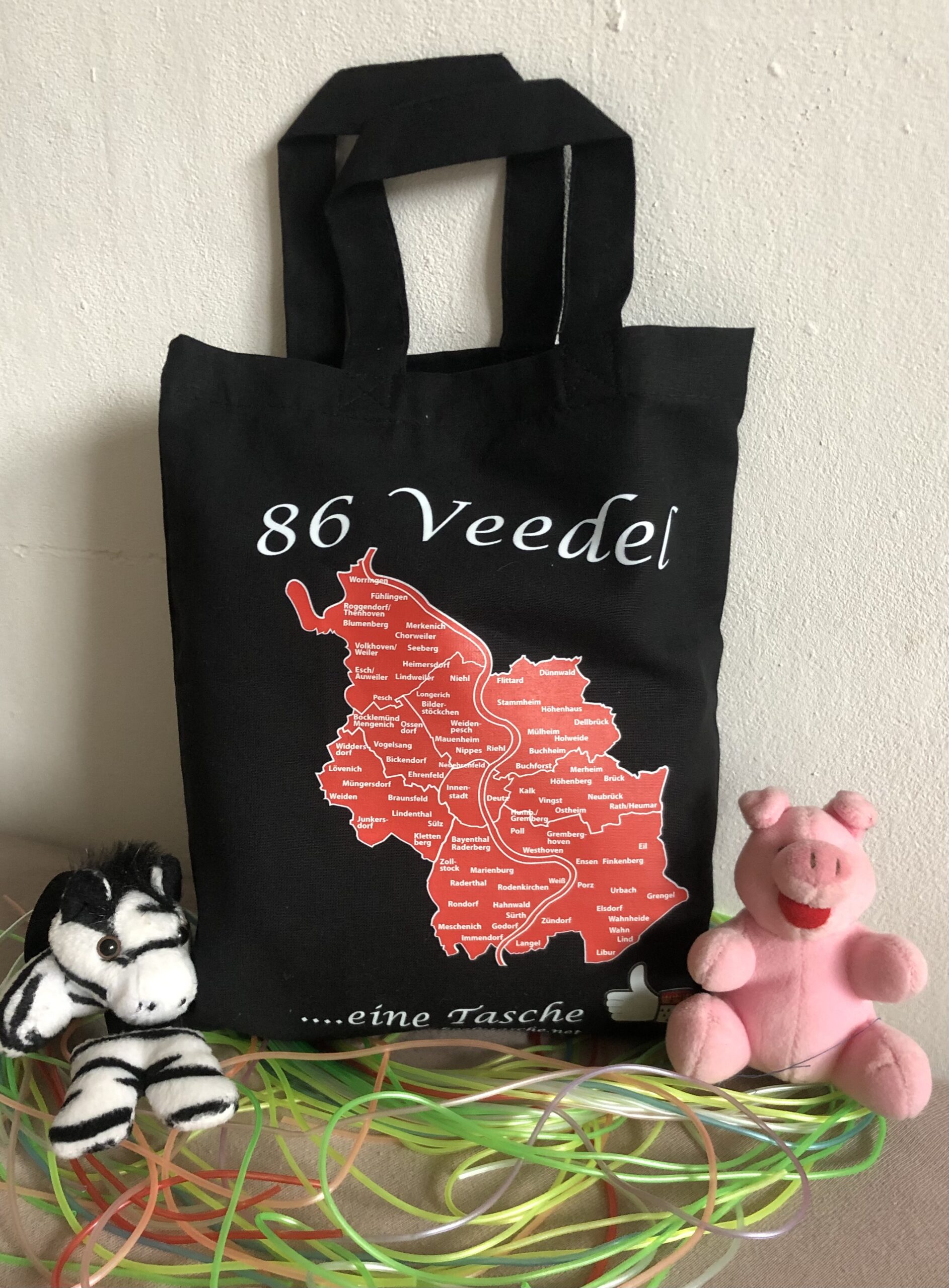 Sofftasche Mini schwarz – Bild 2