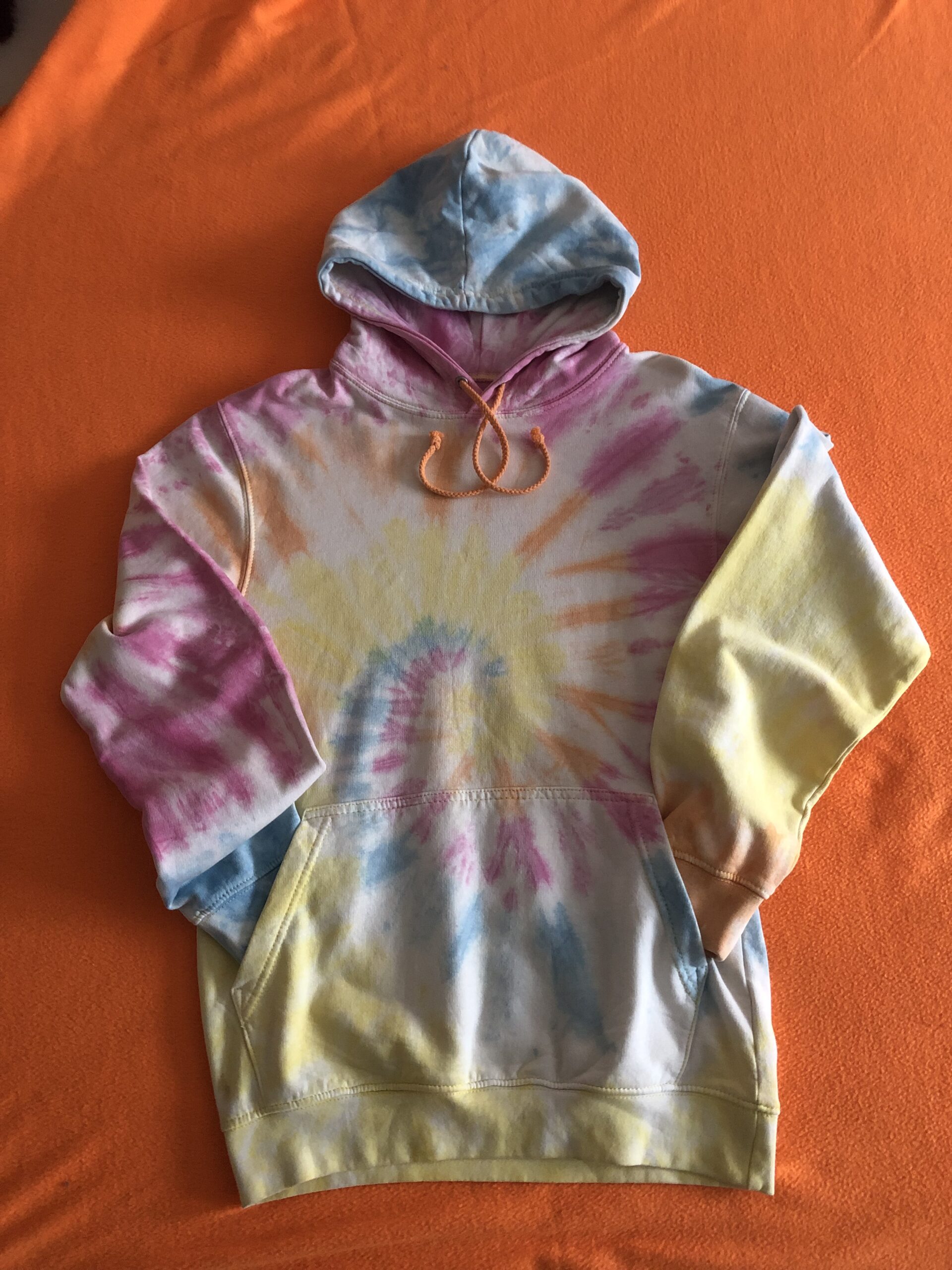 Batik Hoodie, Sweatshirt Swirl XS