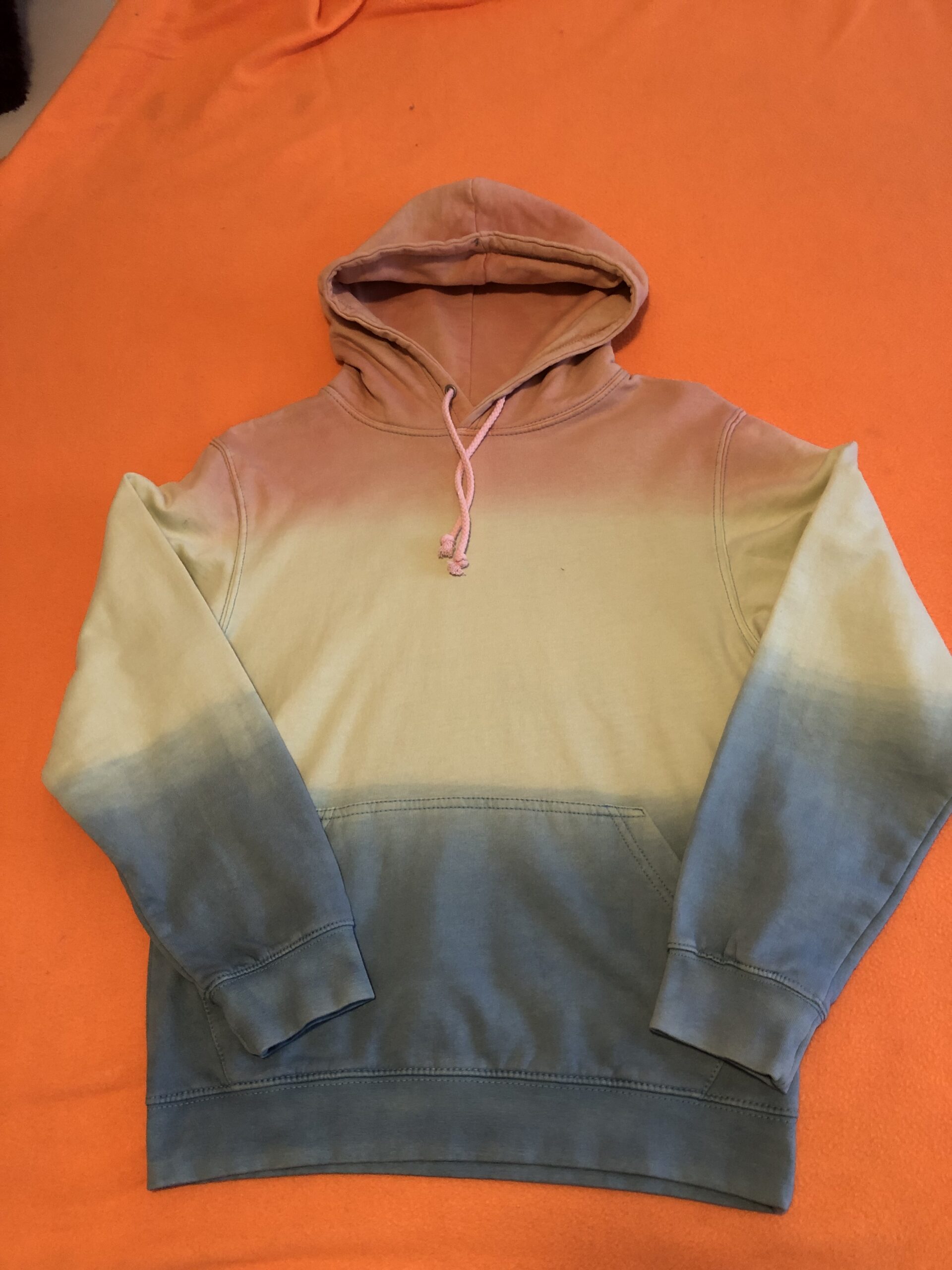 Batik Hoodie, Sweatshirt Pastel Sunset XS – Bild 2